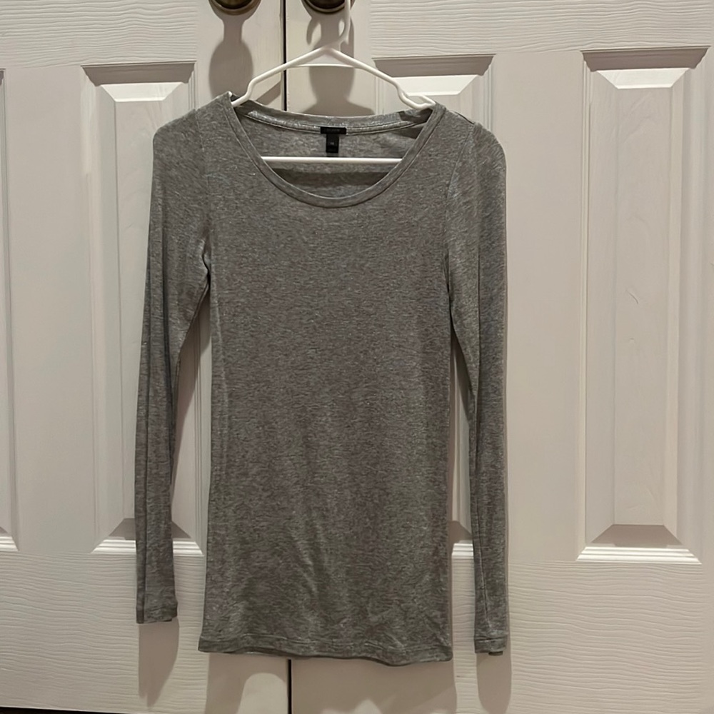 J. CREW Gray Long-sleeve